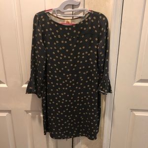 Attic & Barn Grey Polka Dot  Dress. Size XS. Italy